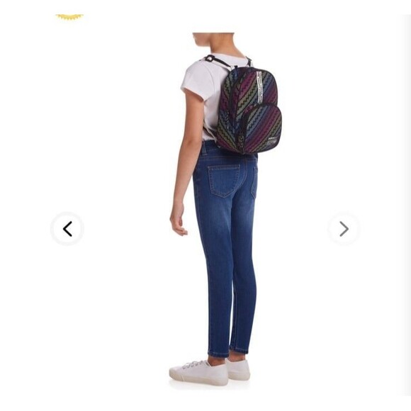 Justice JSPORT Mini Backpack for Tween Girls with Cool Colors & Two Compartments - Picture 8 of 12